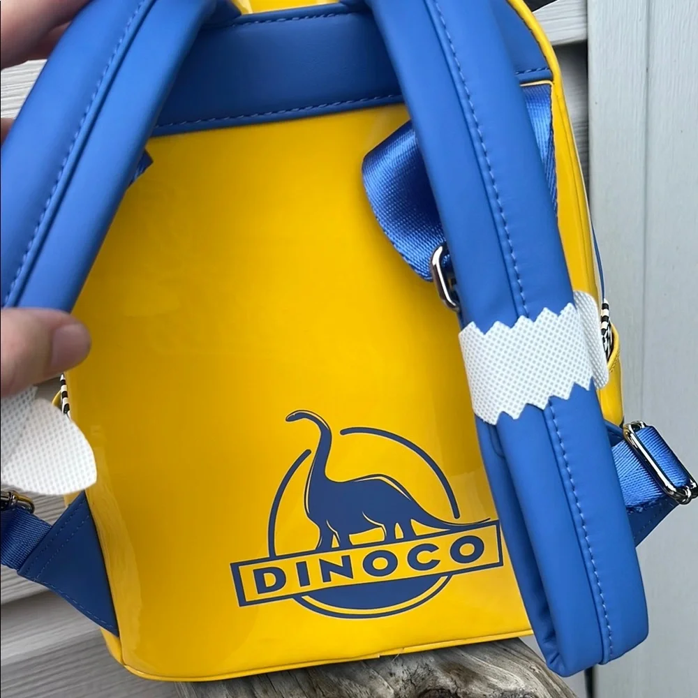 Loungefly Pixar Cars Bright Yellow Dinoco backpack - Picture 5 of 5